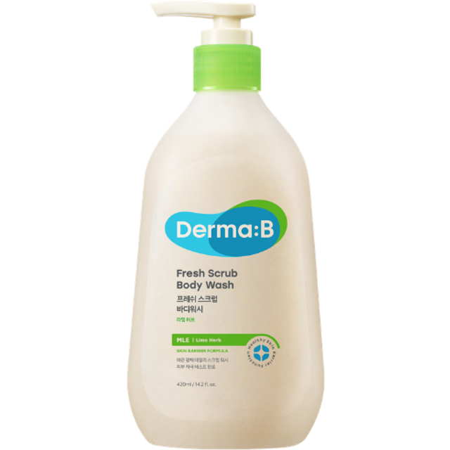 Derma:B - Fresh Scrub Body Wash - 420ml