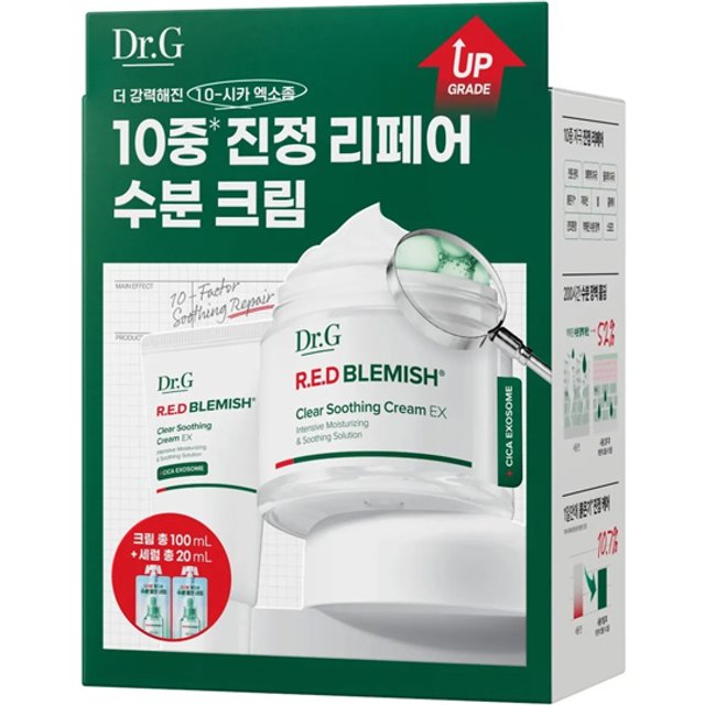 Dr.G - R.E.D Blemish Clear Soothing Cream EX Set - 70ml + 30ml + 10ml*2ea