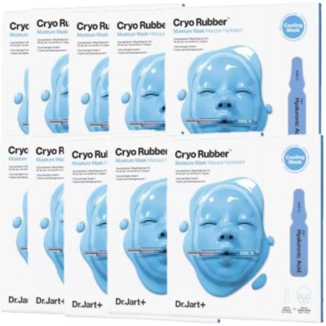 Dr. Jart+ Cryo Rubber Mask - Moisturizing Hyaluronic Acid (10ea) Set