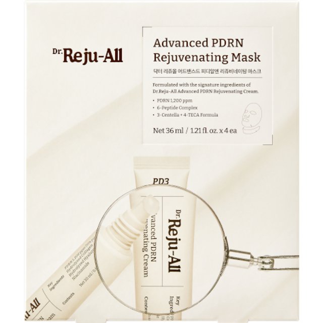 Dr.Reju-All - Advanced PDRN Rejuvenating Mask - 36ml*4ea
