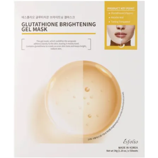 esfolio - Glutathione Brightening Gel Mask - 34g x 1ea