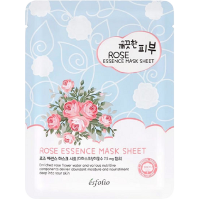 esfolio - Pure Skin Essence Mask Sheet - 25ml*1pc - Rose