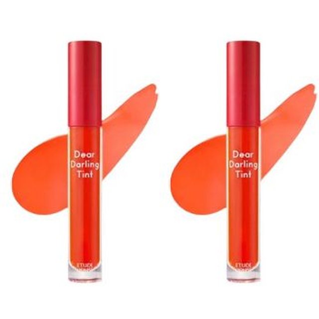 ETUDE - Dear Darling Water Gel Tint - OR201 Kumquat Red/5g (2ea) Set