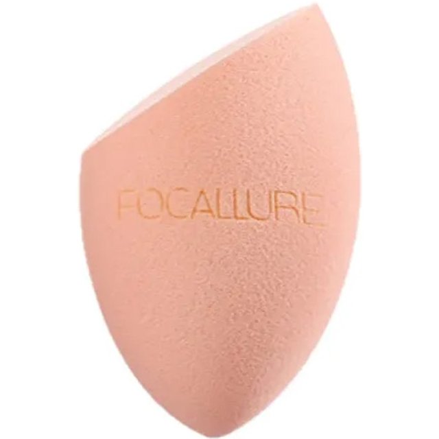 Focallure - Matchmax Makeup Sponge - One Cut Olive Shape - 1ea - #5 Light Orange