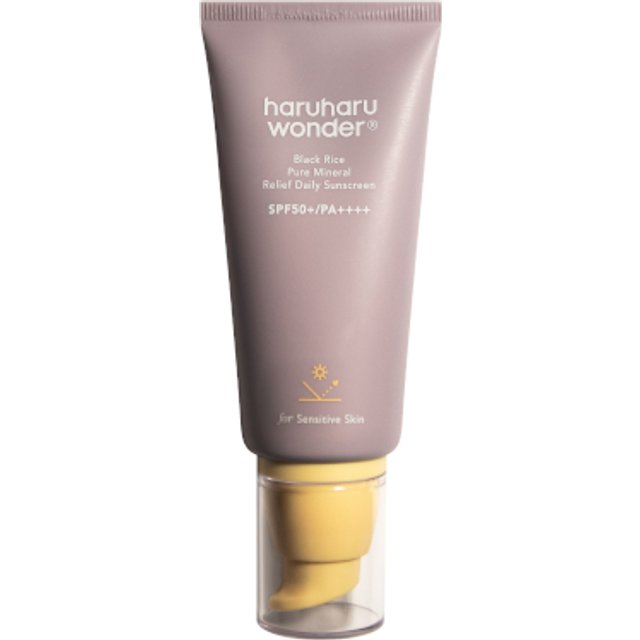 Haruharu WONDER - Black Rice Pure Mineral Relief Daily Sunscreen SPF50+ PA++++ - 50ml