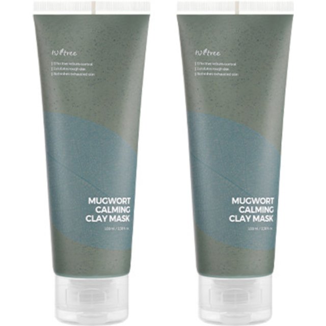 Isntree - Real Mugwort Clay Mask (2ea) Set