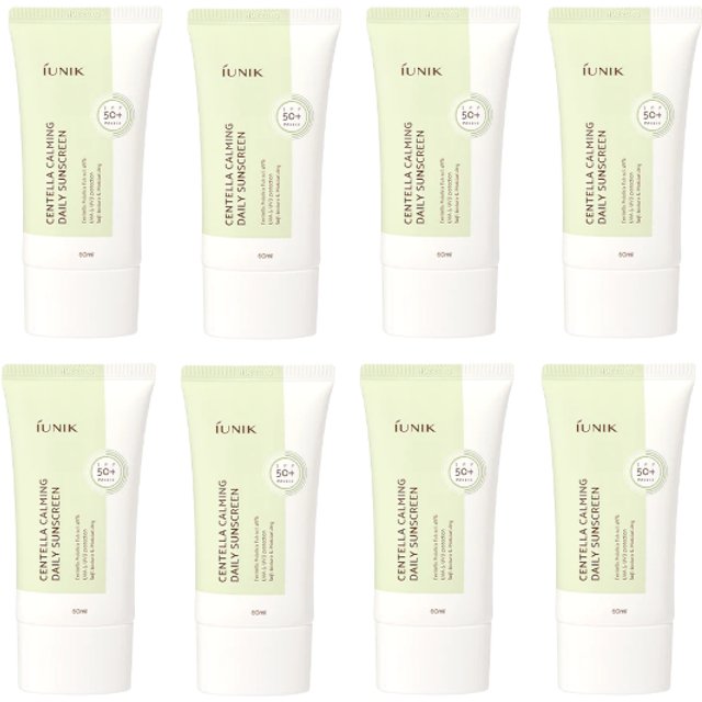 iUNIK Centella Calming Daily Sunscreen - 60ml (8ea) Set