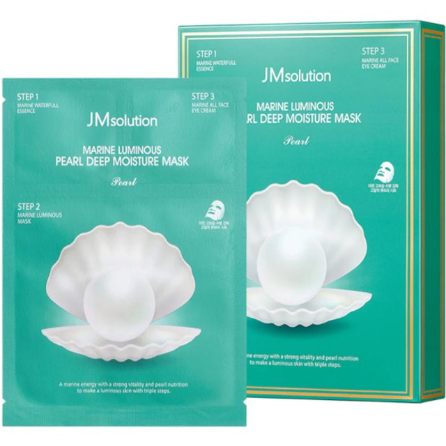 JMsolution - Marine Luminous Pearl Moisture Mask Plus - 10pc