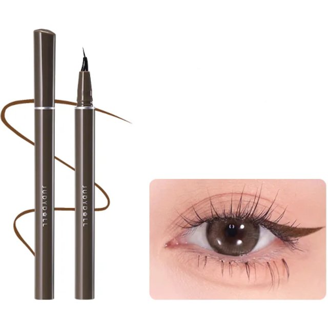 Judydoll - 18° Ultra-Fine Liquid Eyeliner - 400mg - Deep Brown