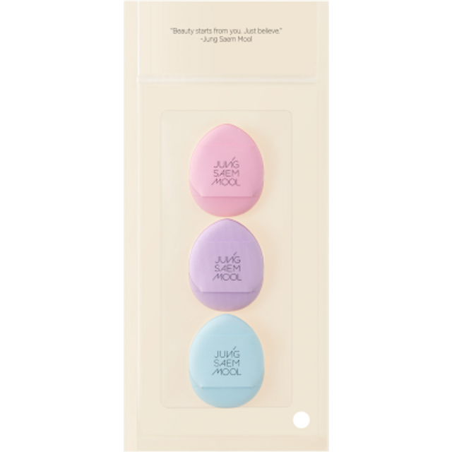 JUNGSAEMMOOL - Skinny-tap Puff (Macaron Edition) - 1 set (3 items)