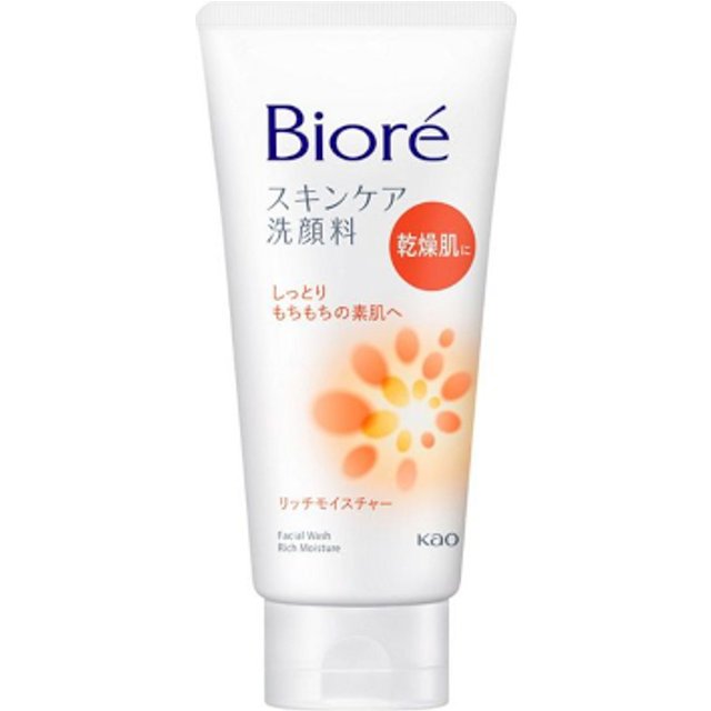 Kao - Biore Skin Care Facial Cleanser Rich Moisture - 130g