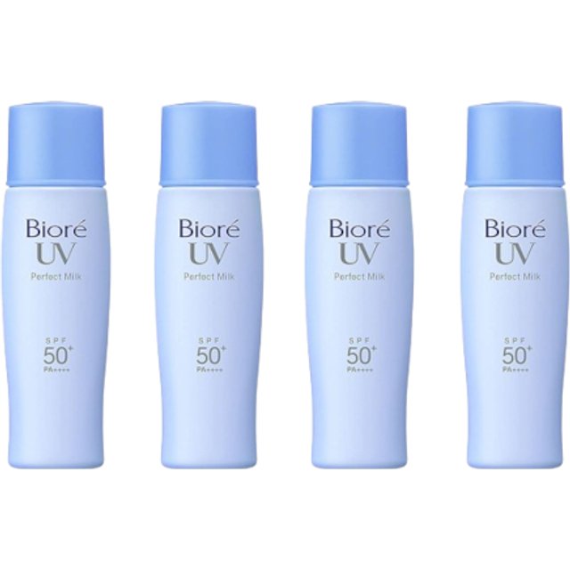 Kao - Biore UV Sunscreen Perfect Milk SPF50+ PA++++ - 40ml - 4pcs