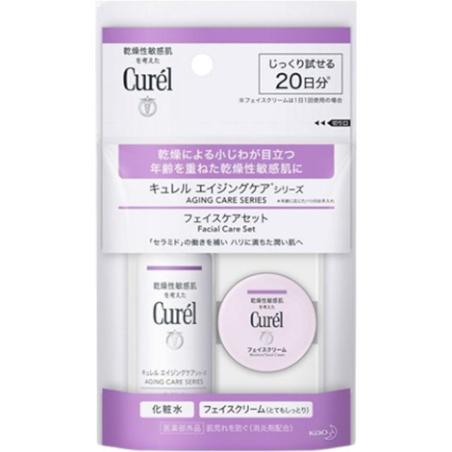 Kao - Curel - Aging Care Facial Care Set - 1set(30ml+10g)