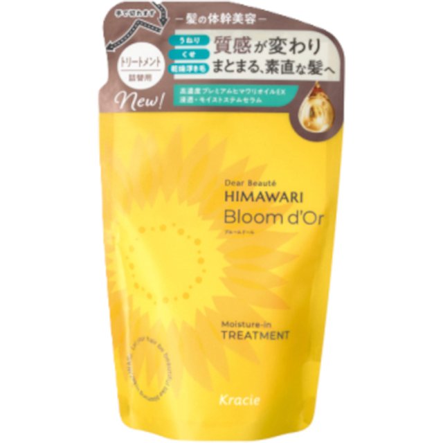 Kracie - Dear Beaute Himawari Bloom d'Or Moisture-in Treatment Refill - 330g