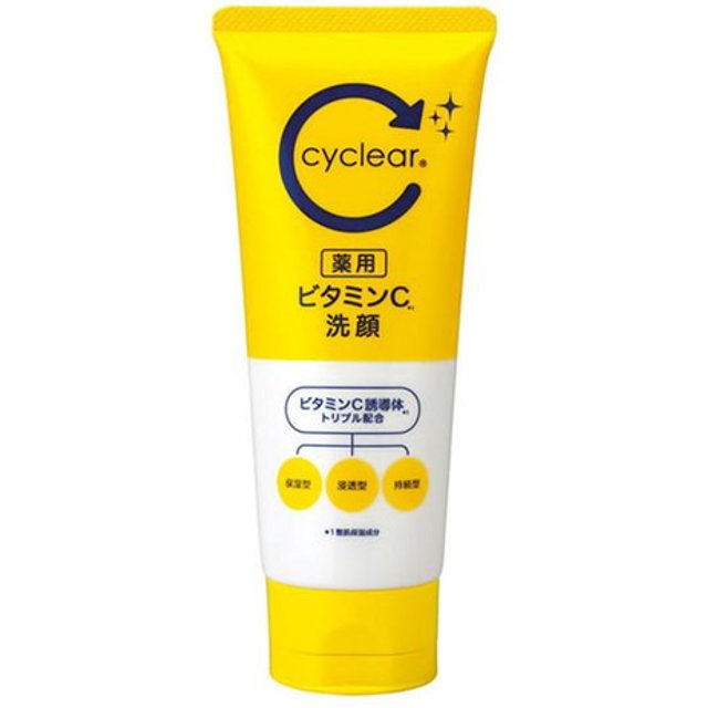 KUMANO COSME - cyclear Medicated Vitamin C Facial Wash - 120g