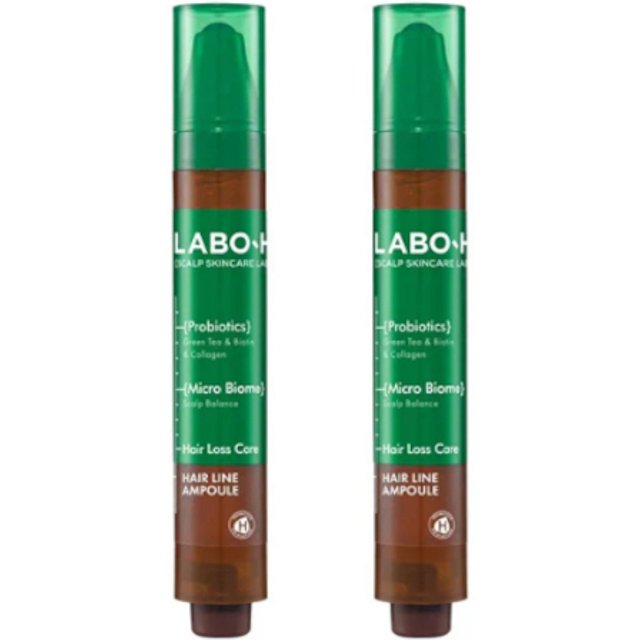 LABO-H - Scalp Strengthening Clinic Hairline Ampoule Double Pack - 15ml x 2ea