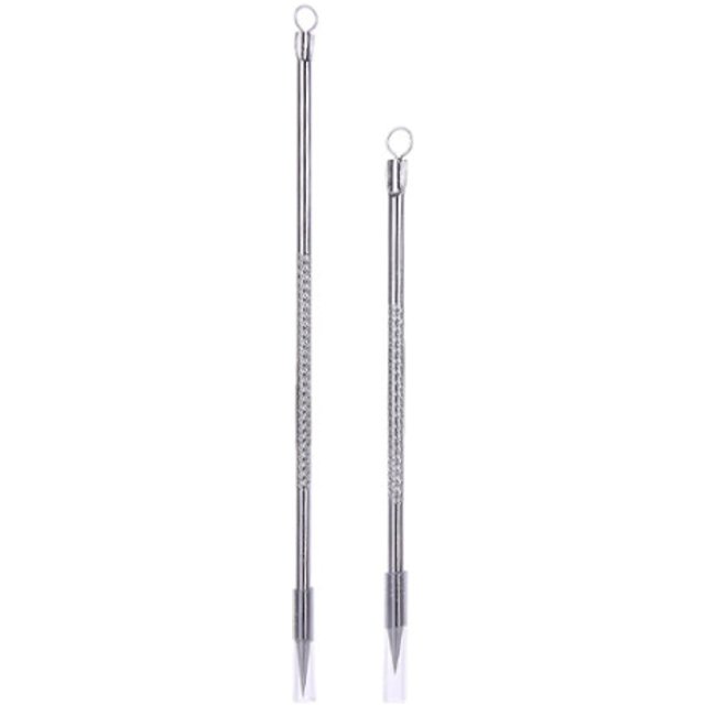 MINGXIER - Stainless Steel Blackhead Remover Set - 2pcs