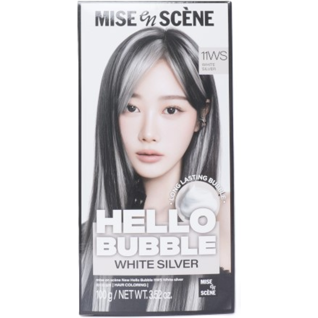 miseenscéne - Hello Bubble (2024 New Version) - 100G - 11WS White Silver