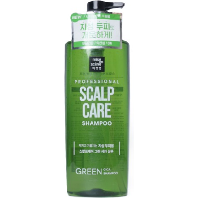 miseenscéne - Scalp Care Green Cica Shampoo - 680ml