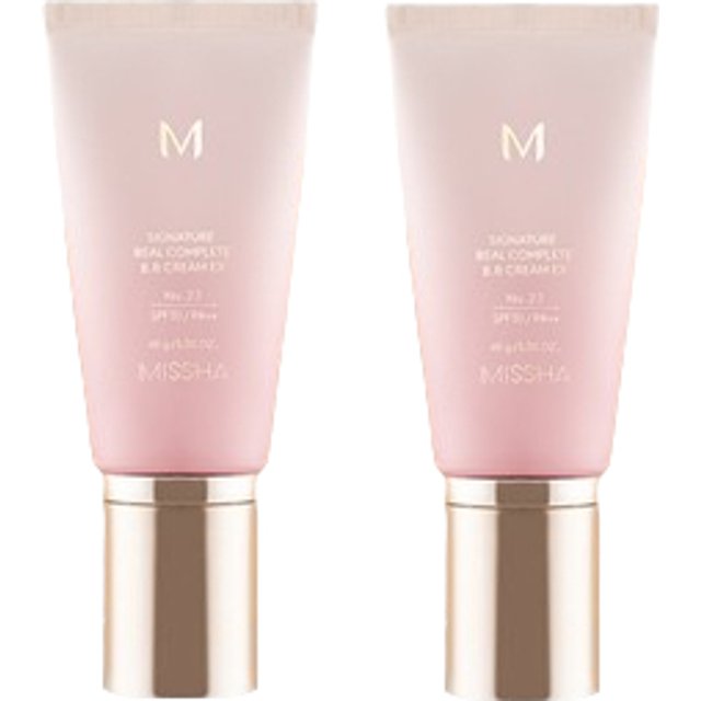 MISSHA M Signature Real Complete BB Cream EX SPF30 PA++ (New Version) - 45g - 23 Calm Beige (2ea) Set