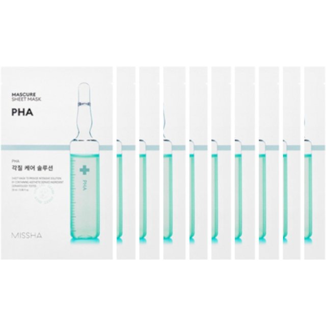 MISSHA - Mascure Solution Sheet Mask - PHA (10pcs) Set