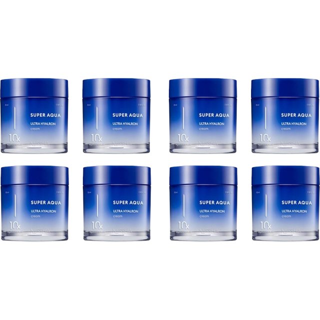 MISSHA - Super Aqua Ultra Hyalron Cream - 70ml (8ea) Set