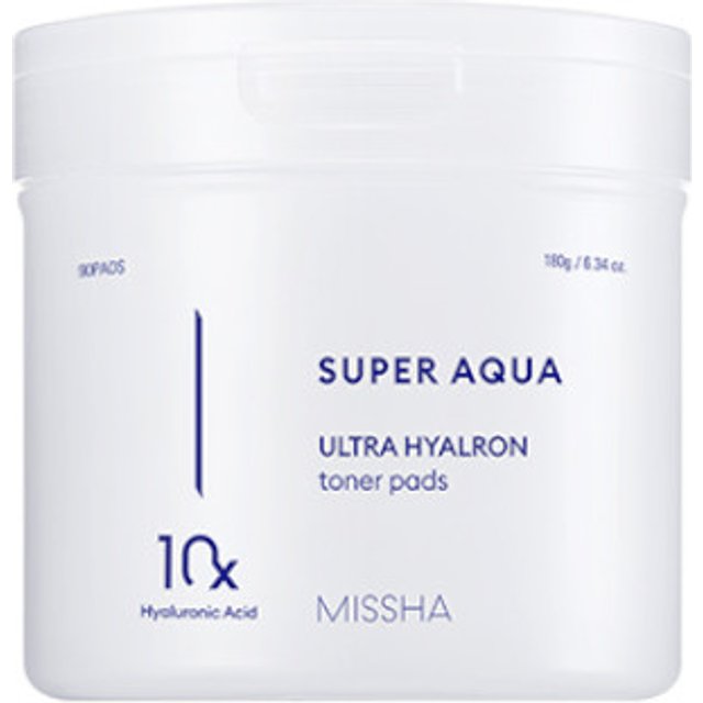 MISSHA - Super Aqua Ultra Hyalron Toner Pads - 180g/90pads