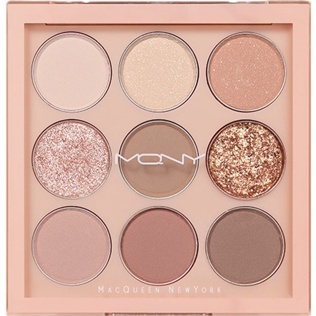 MQNY - 1001 Tone-On-Tone Shadow Palette Pro 9 - 8.88g - #Nude Mood