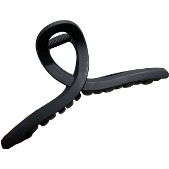 MsBlossom - Plain Cross Hair Claw - 1pc - Black