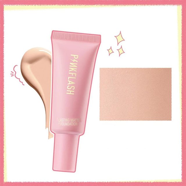 Pinkflash - Lasting Matte Foundation - 25g - 01 Vanilla