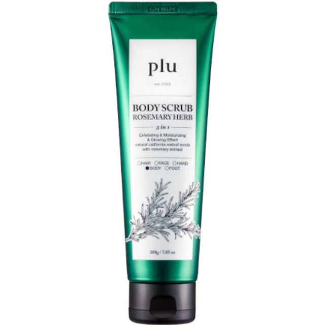 plu - Body Scrub - 200g - Rosemary Herb