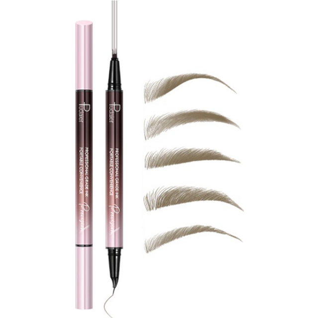Pudaier - Dual-ended Eyebrow Sculptor - 0.4g - Truffle