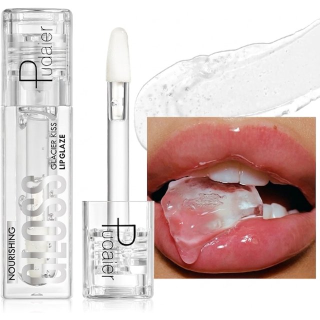 Pudaier - Extra Shine Lip Gloss - 4g - 01 Ice Crust