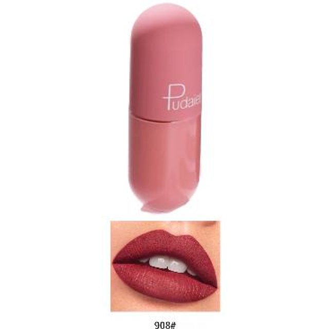 Pudaier - Mini Capsule Matte Liquid Lipstick - 4.5g - 908