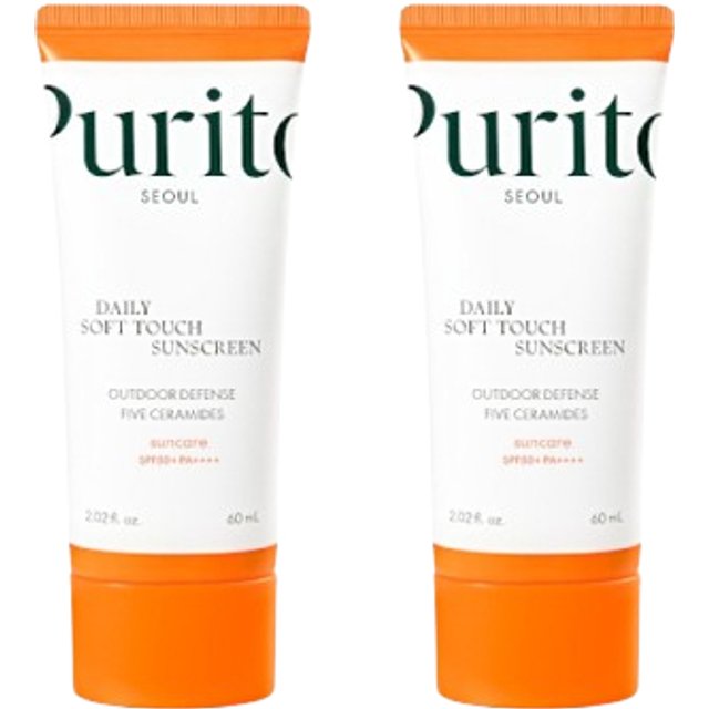 Purito SEOUL - Daily Soft Touch Sunscreen SPF50+ PA++++ - 60ml (2ea) Set