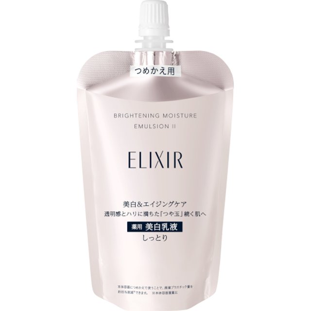 Shiseido - ELIXIR Brightening Moisture Emulsion II Refill - 110ml