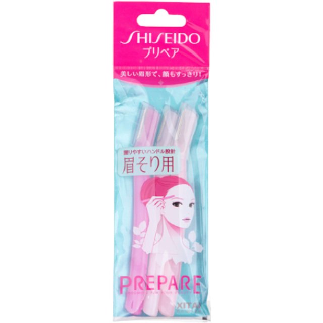 Shiseido - Prepare Eyebrow Razor - 3pcs