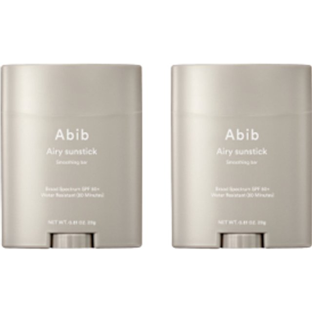Abib Airy Sunstick Smoothing Bar SPF50+ PA++++ - 23g (2ea) Set