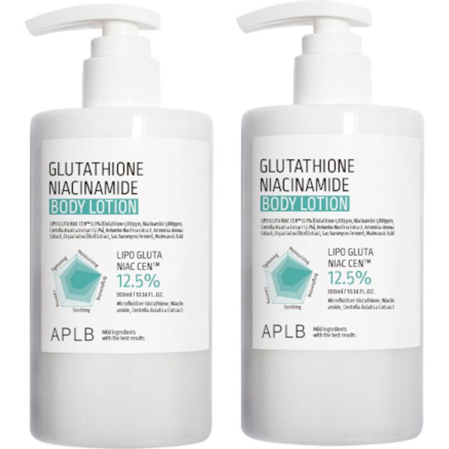 APLB - Glutathione Niacinamide Body Lotion - 300ml (2ea) Set