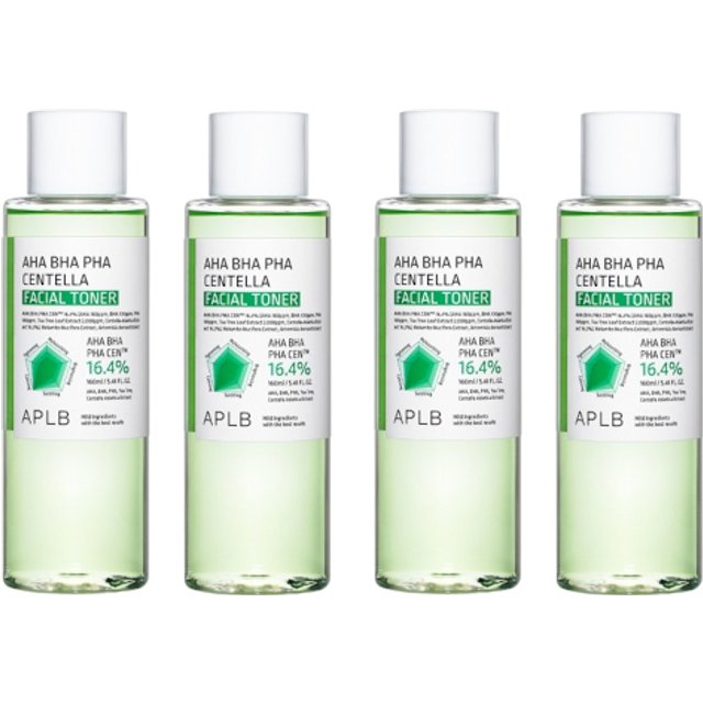 APLB - AHA BHA PHA Centella Facial Toner - 160ml (4ea) Set