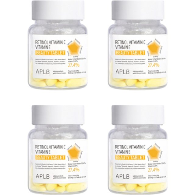 APLB - Retinol Vitamin C Vitamin E Beauty Tablet - 30ea (4ea) Set