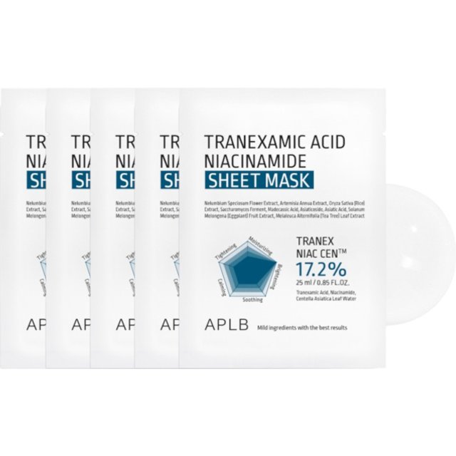 APLB - Tranexamic Acid Niacinamide Sheet Mask (5ea) Set