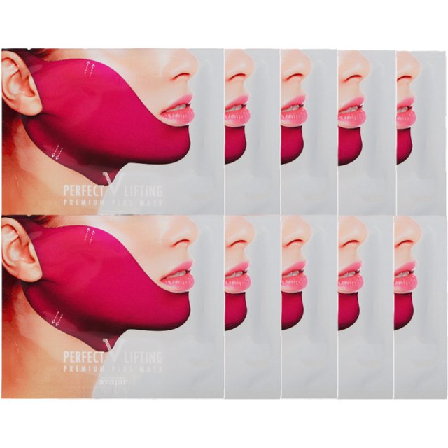 avajar - Perfect V Lifting Premium Plus Mask in Red - 1pcs (10ea) Set