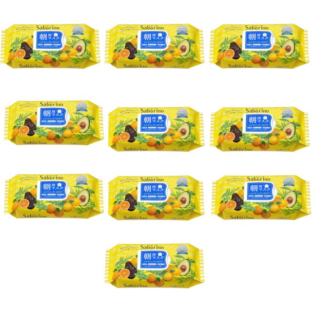 BCL - Saborino Morning Mask - Fruity Herbal - 32pc (10ea) Set
