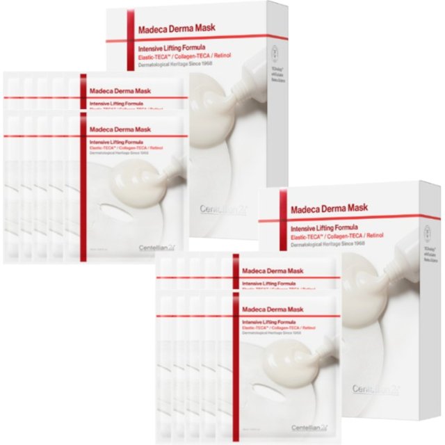 CENTELLIAN 24 - Madeca Derma Mask Intensive Lifting Formula - 10pcs DUO Set