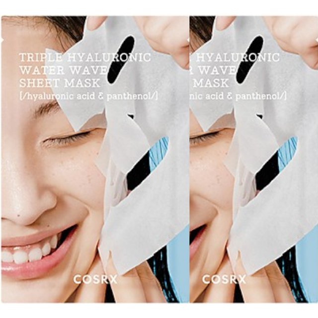 COSRX - Hydrium Triple Hyaluronic Water Wave Sheet Mask - 2pcs