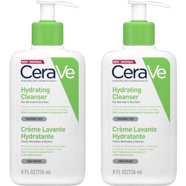 CeraVe - Hydrating Cleanser For Normal To Dry Skin - 236ml (2ea) Set
