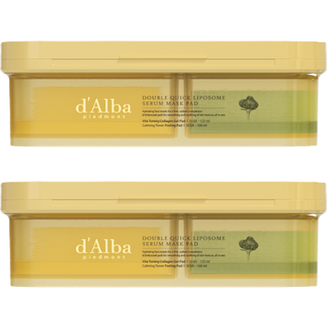 d'Alba - Double Quick Liposome Serum Mask Pad - 70ea + 30ea 2ea