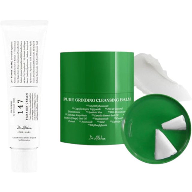 Dr. Althea - 147 Barrier Cream (1ea) X Pure Grinding Cleansing Balm (1ea) Set