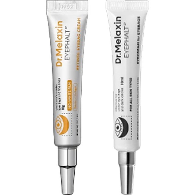Dr. Melaxin - Retinol Eyephalt Eyebag Cream - 10g (1ea) & Eyephalt Eyecream for Eyebags - 10ml (1ea) Set